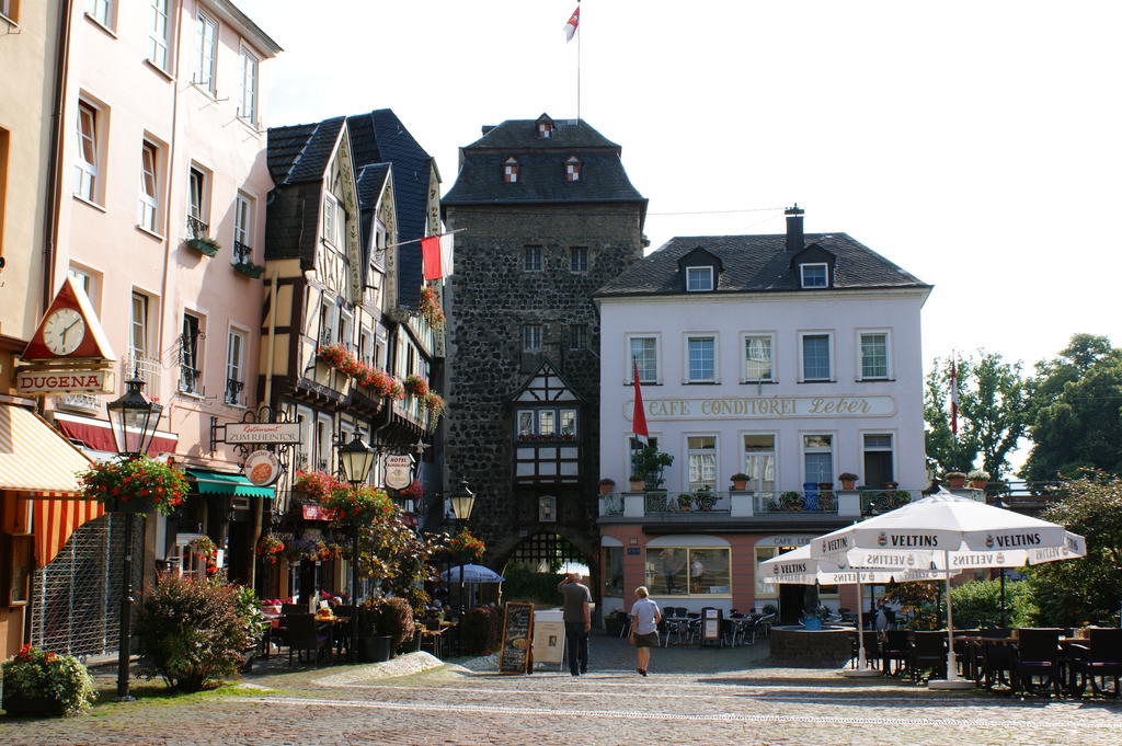 The Burgklause Boutique Hotel Linz am Rhein Exterior foto